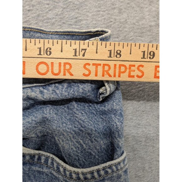 Dickies Jeans Mens 36x30 Blue Straight Leg Regular Fit Light Wash Zip Fly Y2K - Picture 4 of 12